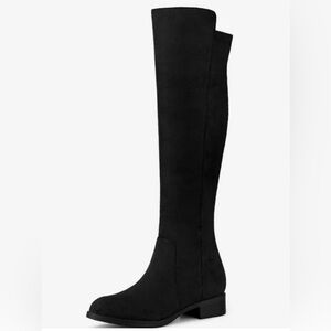 Unisa Black Over-the-Knee Boots